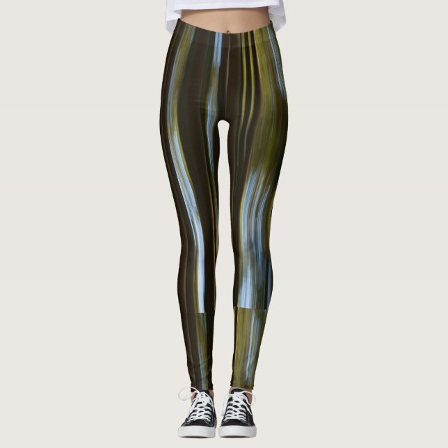 Striped Women's Leggings (Front)
