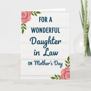 Striped Wonderful Mothers Day Card