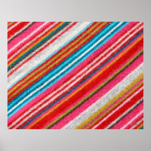 Striped woolen fabric. More fabrics in my port. Poster (Front)
