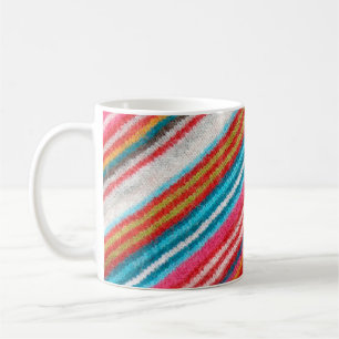 Striped woollen fabric. More fabrics in my port. Coffee Mug