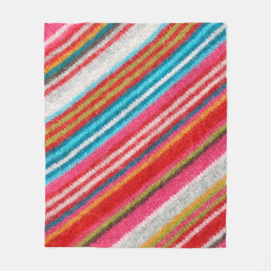 Striped woollen fabric. More fabrics in my port. Fleece Blanket