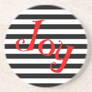 Striped Xmas Coaster