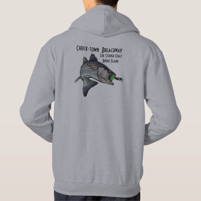 Striper Fishing Hoodie (Back)