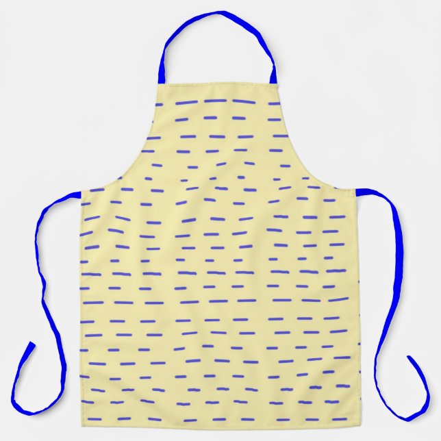 stripes abstract art apron (Front)