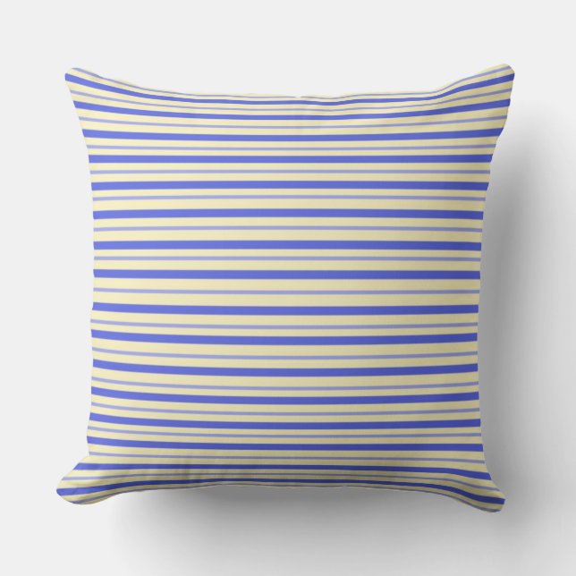 stripes abstract art cushion (Front)