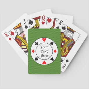Stripes and Chip Playing Cards