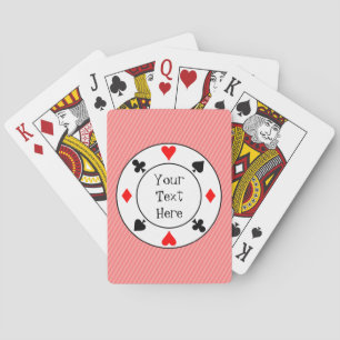Stripes and Chip Playing Cards