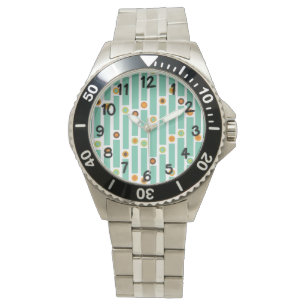 Stripes and Circles Watch