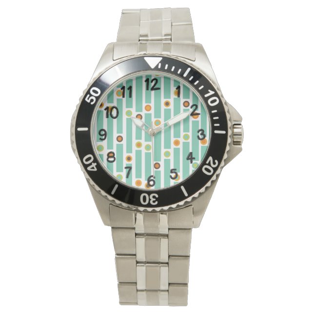 Stripes and Circles Watch (Front)