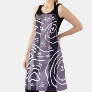 Stripes and Doodles Apron