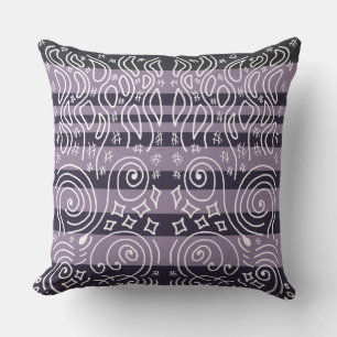 Stripes and Doodles Cushion