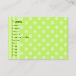 Stripes and Dots Business Card