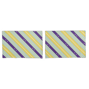 Stripes and dots pillowcase