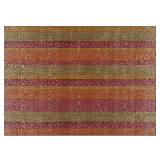 Stripes and Polka Dots Cutting Board (Front)