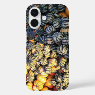 Stripes And Pumpkins iPhone 16 Case