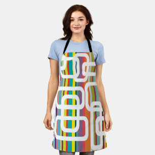 Stripes and Rectangles Apron
