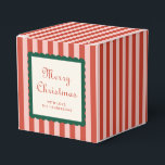 Stripes and Scallops Holiday  Favour Box<br><div class="desc">.</div>