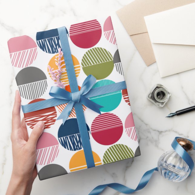 Stripes and Solids  Wrapping Paper (Gifting)