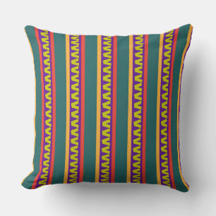 Stripes And Symbols Cushion
