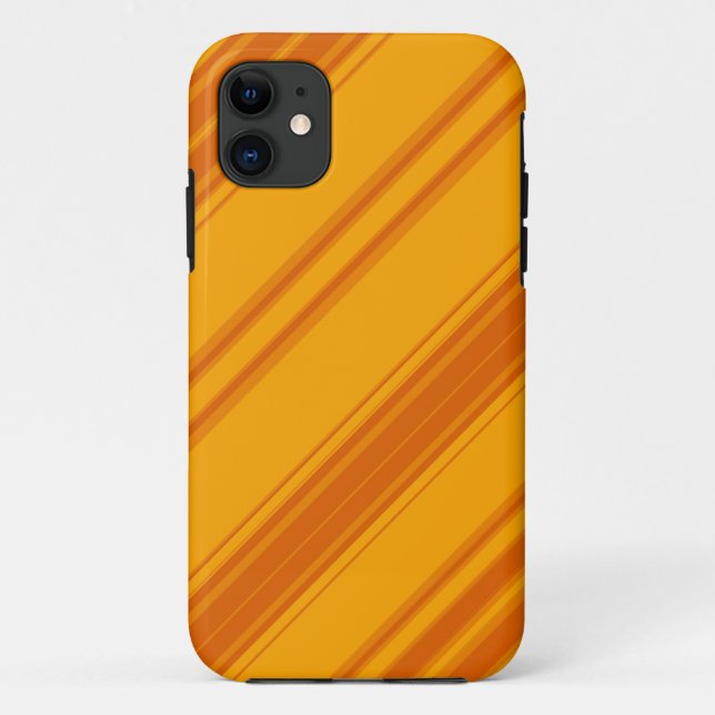 Stripes Background (Yelow, Orange) Case-Mate iPhone Case (Back)