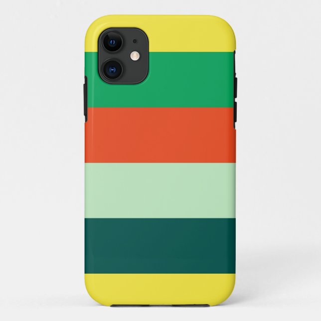 Stripes Background (Yelow, Orange, Green, Blue) Case-Mate iPhone Case (Back)