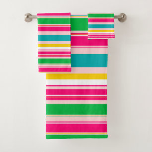 Stripes Bath Towel Set