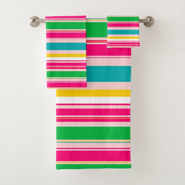 Stripes Bath Towel Set (Insitu)