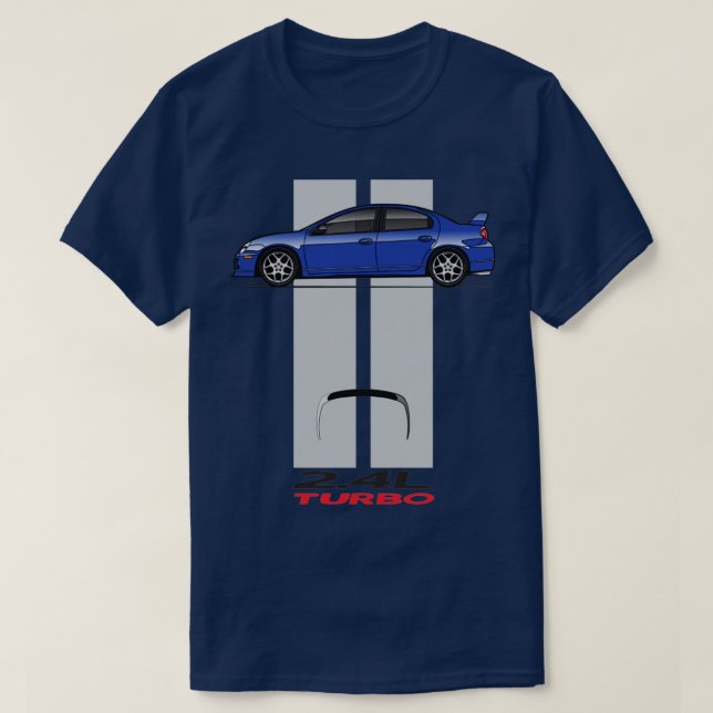 Stripes Blue T-Shirt (Design Front)