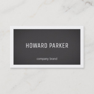 Stripes Border (white) Business Card