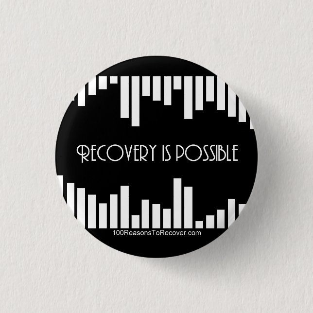 Stripes Button Pin Small (Front)