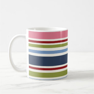 Stripes Deep Hues Coffee Mug