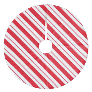 Stripes Fleece Tree Skirt