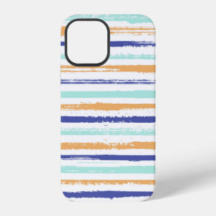 Stripes geometric textile seamless vintage pattern iPhone 12 case