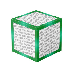 STRIPES gradients - green blue + your ideas Cube