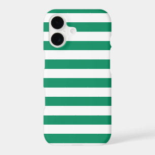 Stripes Green & White Customisable