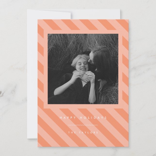 Stripes Holiday Card (Front)