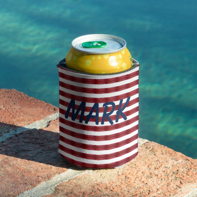 Stripes In Abstract  Can Cooler (In Situ Pool)