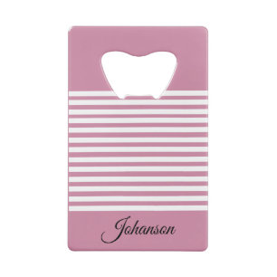 Stripes in White and Custom colour with Text