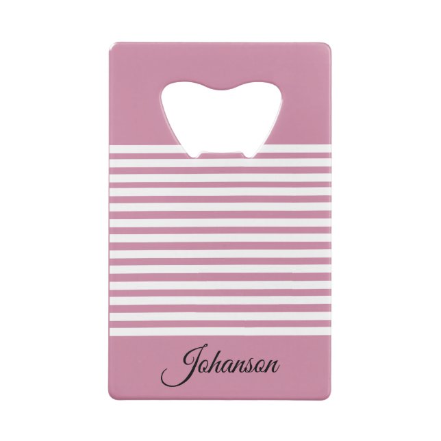 Stripes in White and Custom colour with Text (Back)