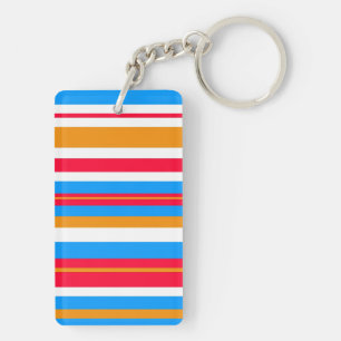 stripes key ring