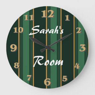 Stripes Large Clock