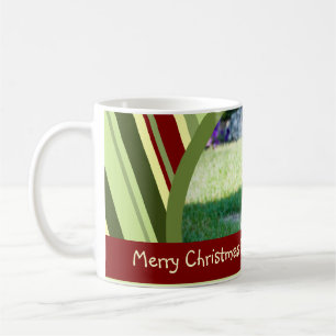 Stripes Merry Christmas Grandma Mug