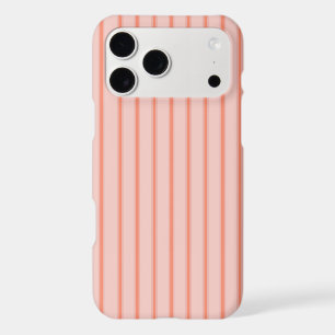 Stripes Modern Coral Peach Minimalist Elegance