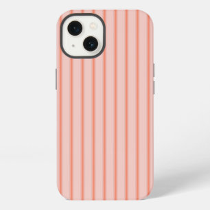 Stripes Modern Coral Peach Minimalist Elegance iPhone 13 Case