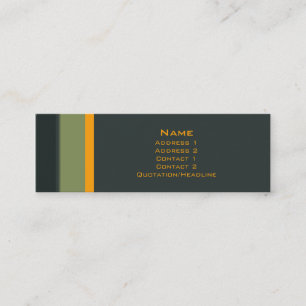 Stripes No. 0035 Mini Business Card