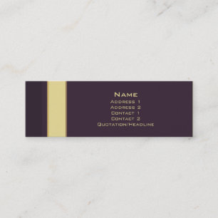 Stripes No. 0194 Mini Business Card