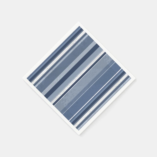 Stripes of Blue Napkin (Corner)