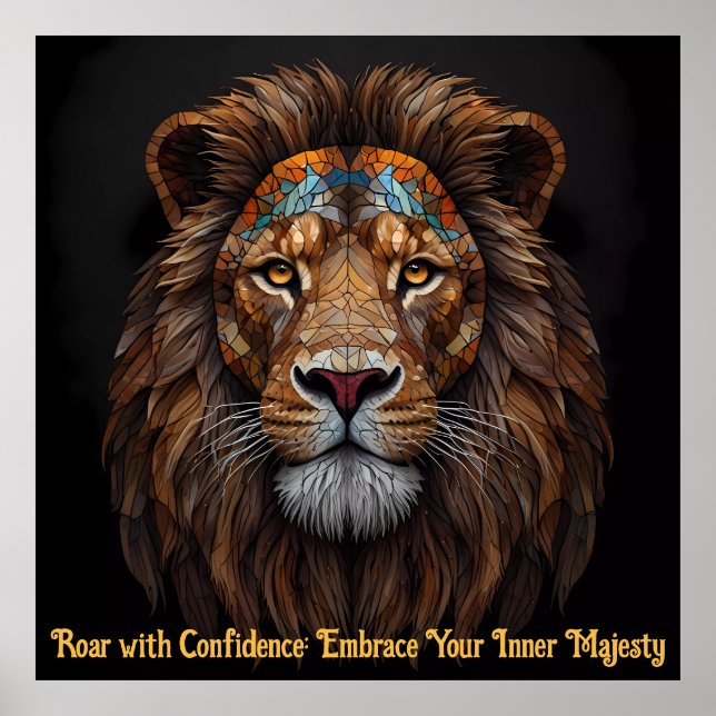Stripes of Inspiration: Embrace Your Unique Life Poster (Front)