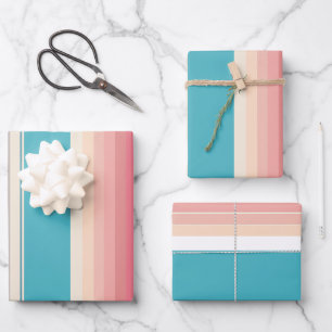 Stripes of the Horizon   Wrapping Paper Sheet