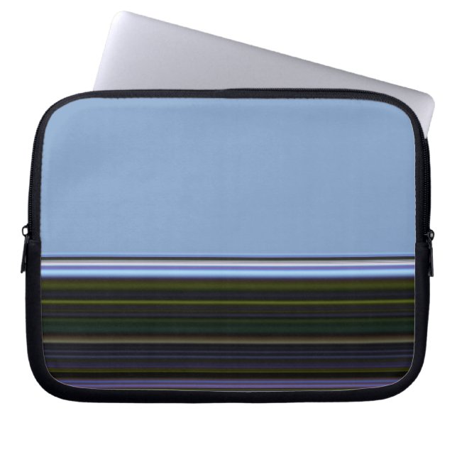 Stripes on Blue iPad Sleeve (Front)
